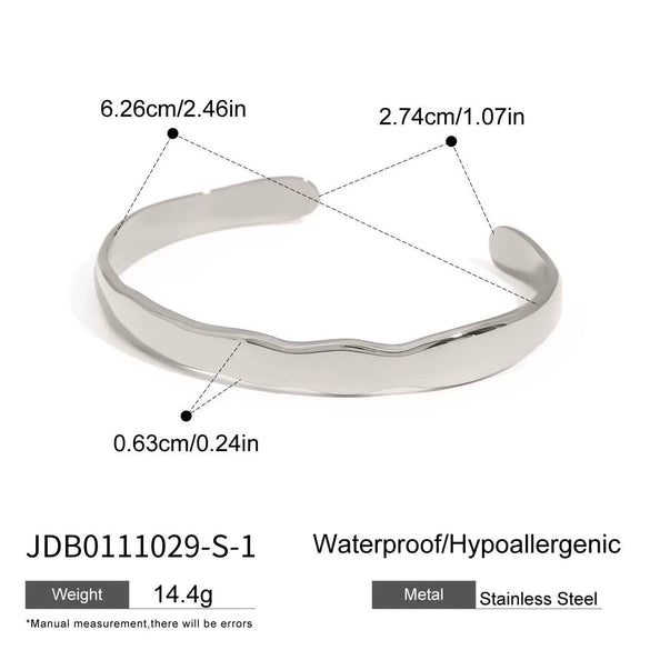 Wholesale Women's Stainless Steel Geometric Electroplated Bracelet Highend Jewelry