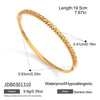 Wholesale Women's Stainless Steel Geometric Electroplated Bracelet Highend Jewelry