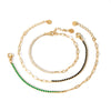 Wholesale Women's Stainless Steel Geometric Electroplated Claw Chain Personality Bracelet Jewelry