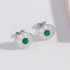 Wholesale Women's Stainless Steel Geometric Exaggerated Metal Earrings With Electroplating
