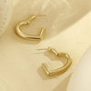 Wholesale Women's Stainless Steel Geometric Fashion Earrings With Electroplating Treatment