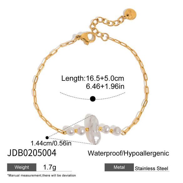Wholesale Women's Stainless Steel Geometric French Retro Electroplated Bracelet Jewelry With White Zirconium