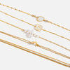 Wholesale Women's Stainless Steel Geometric French Retro Electroplated Bracelet Jewelry With White Zirconium