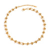 Wholesale Women's Stainless Steel Geometric Handmade Knotted Chain Necklace With Electroplating Treatment