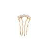 Wholesale Women's Stainless Steel Geometric Handmade Ushaped Pearl Hairpin