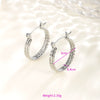 Wholesale Women's Stainless Steel Geometric Heartshaped Hoop Earrings Electroplated