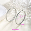 Wholesale Women's Stainless Steel Geometric Heartshaped Hoop Earrings Electroplated