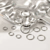 Wholesale Women's Stainless Steel Geometric Highpolish Electroplated Hoop Earrings