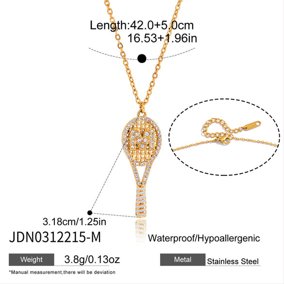 Wholesale Women's Stainless Steel Geometric Necklace With Pvd Furnace Vacuum Real Gold Plating