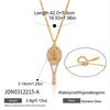 Wholesale Women's Stainless Steel Geometric Necklace With Pvd Furnace Vacuum Real Gold Plating