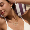 Wholesale Women's Stainless Steel Geometric Necklace With Pvd Furnace Vacuum Real Gold Plating