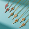 Wholesale Women's Stainless Steel Geometric Necklace With Pvd Furnace Vacuum Real Gold Plating