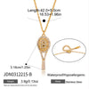Wholesale Women's Stainless Steel Geometric Necklace With Pvd Furnace Vacuum Real Gold Plating
