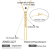 Wholesale Women's Stainless Steel Geometric Necklace With Vacuum Real Gold Plating In Pvd Furnace
