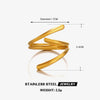 Wholesale Women's Stainless Steel Geometric Open Ring With Electroplating Design