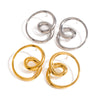 Wholesale Women's Stainless Steel Geometric Original Design Electroplated Rotating Earrings