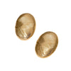 Wholesale Women's Stainless Steel Geometric Oval Exaggerated High End Non Fading Earrings With Electroplating