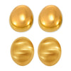 Wholesale Women's Stainless Steel Geometric Oval Frosted Brushed Light Luxury Style Electroplated Earrings