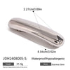 Wholesale Women's Stainless Steel Geometric Oval Spring Clip Hairpin Jewelry With Electroplating Treatment