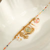 Wholesale Women's Stainless Steel Geometric Pattern Electroplated Fashion Niche Marine Style Necklace