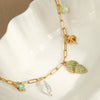 Wholesale Women's Stainless Steel Geometric Pendant Necklace With Electroplating Fashion Style