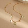 Wholesale Women's Stainless Steel Geometric Pendant Necklace With Electroplating Fashion Style