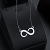 Wholesale Women's Stainless Steel Geometric Pendant Ochain Necklace With Polishing Plating