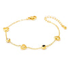 Wholesale Women's Stainless Steel Geometric Real Gold Plated Bracelet Jewelry