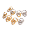 Wholesale Women's Stainless Steel Geometric Ring Pendant Earrings With Electroplating Modern Normcore And French Retro Style