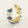 Wholesale Women's Stainless Steel Geometric Ring With Electroplating Design