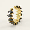 Wholesale Women's Stainless Steel Geometric Ring With Electroplating Design