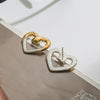Wholesale Women's Stainless Steel Geometric Snake Earrings With Electroplating Jewelry