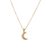 Wholesale Women's Stainless Steel Geometric Star And Moon Layered Necklaces With Electroplating Design