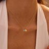 Wholesale Women's Stainless Steel Geometric Starfish Fashion Ol Style 18K Gold Plated Necklace