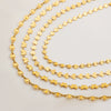 Wholesale Women's Stainless Steel Geometric Sunflower Handmade Chain Jewelry With Electroplating