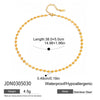 Wholesale Women's Stainless Steel Geometric Sunflower Handmade Chain Jewelry With Electroplating