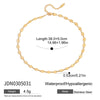 Wholesale Women's Stainless Steel Geometric Sunflower Handmade Chain Jewelry With Electroplating