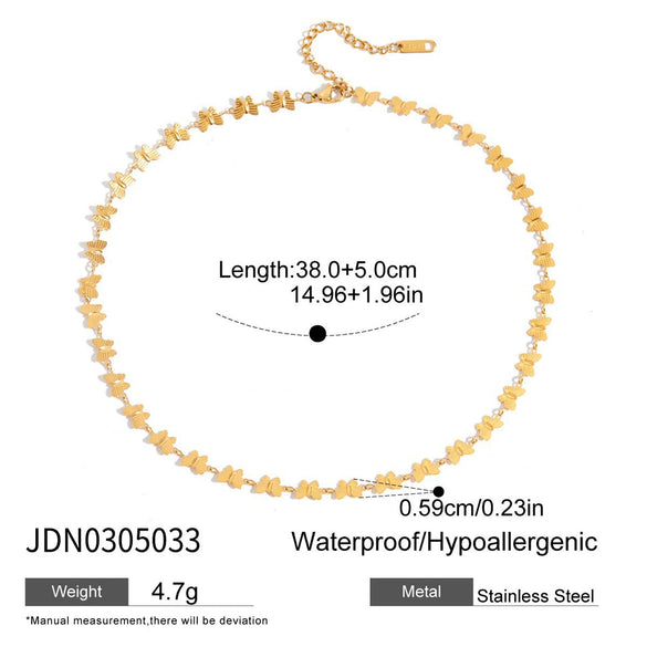 Wholesale Women's Stainless Steel Geometric Sunflower Handmade Chain Jewelry With Electroplating