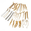 Wholesale Women's Stainless Steel Geometric Tassel Earrings With Electroplating