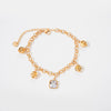 Wholesale Women's Stainless Steel Geometric Tassel Electroplated Bracelet Jewelry