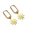 Wholesale Women's Stainless Steel Geometric Tassel Retro Exaggerated Highend Sense Niche Light Luxury Earrings