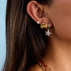 Wholesale Women's Stainless Steel Geometric Titanium Steel Earrings With Electroplating Luxury Jewelry