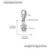 Wholesale Women's 316L Stainless Steel Geometric Tree Of Life Inlaid Zircon Electroplated Bracelet