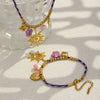 Wholesale Women's Stainless Steel Geometric Woven Rope Pendant Necklace With 18K Plating