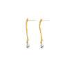 Wholesale Women's Stainless Steel Golden Crescent Geometric U Shaped Fashion Minimalist Electroplated Niche Earrings
