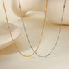 Wholesale Women's Stainless Steel Goldplated Geometric Fashionable Allmatch Clavicle Necklace