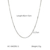Wholesale Women's Stainless Steel Goldplated Geometric Fashionable Allmatch Clavicle Necklace