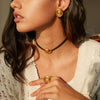 Wholesale Women's Stainless Steel Hammered Geometric Spiral Hoop Earrings Jewelry With Electroplating
