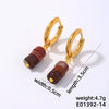 Wholesale Women's Stainless Steel Handmade Simple Allmatch Earrings With Original Design