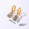 Wholesale Women's Stainless Steel Handmade Simple Allmatch Earrings With Original Design
